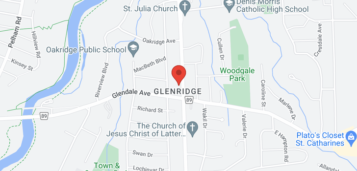 map of 298 GLENRIDGE Avenue